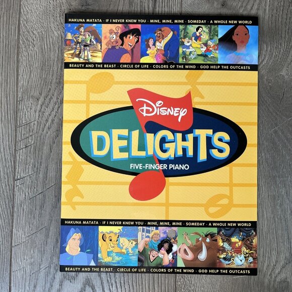 Disney Delights for Five Finger Piano Sheet Music Hal Leonard - Picture 2 of 5